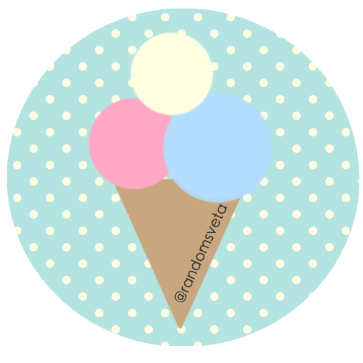 logo: an ice cream on a circle background