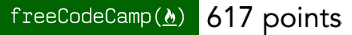 FreeCodeCamp points